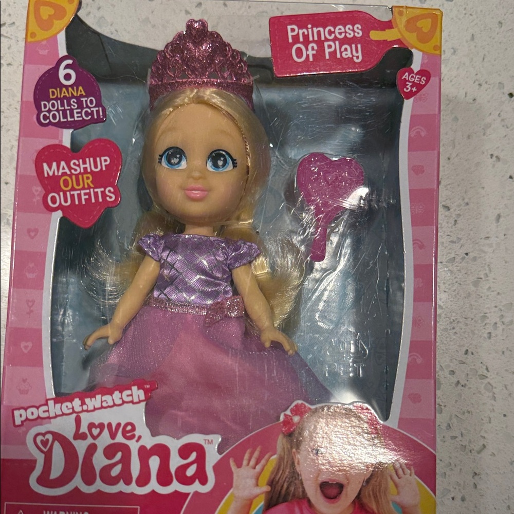 Princess Doll with Purple Dress